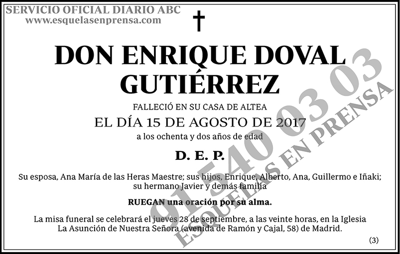 Enrique Doval Gutiérrez